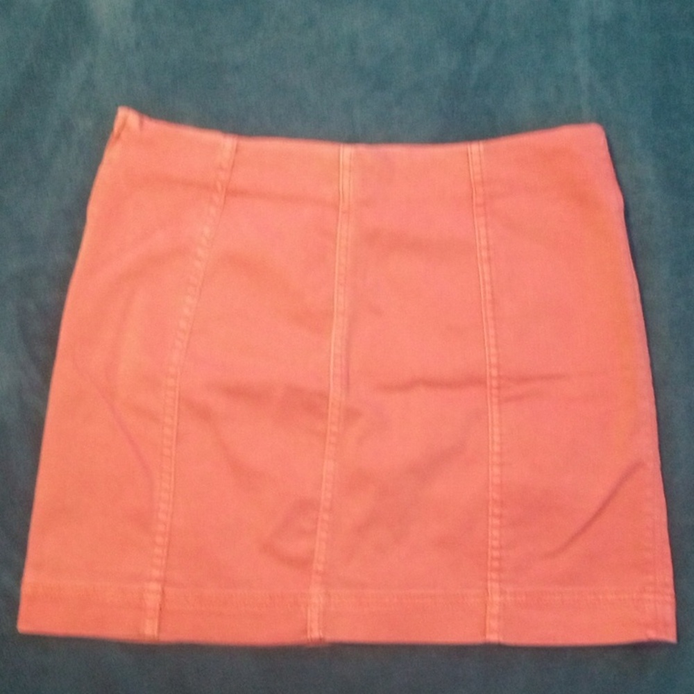 Jolt denim skirt, pink, size 11/30W